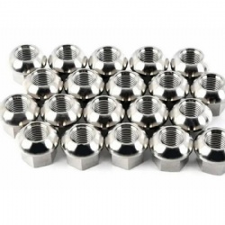 M12 x 1.5 Ti-6Al-4V wheel lug nuts with light weight